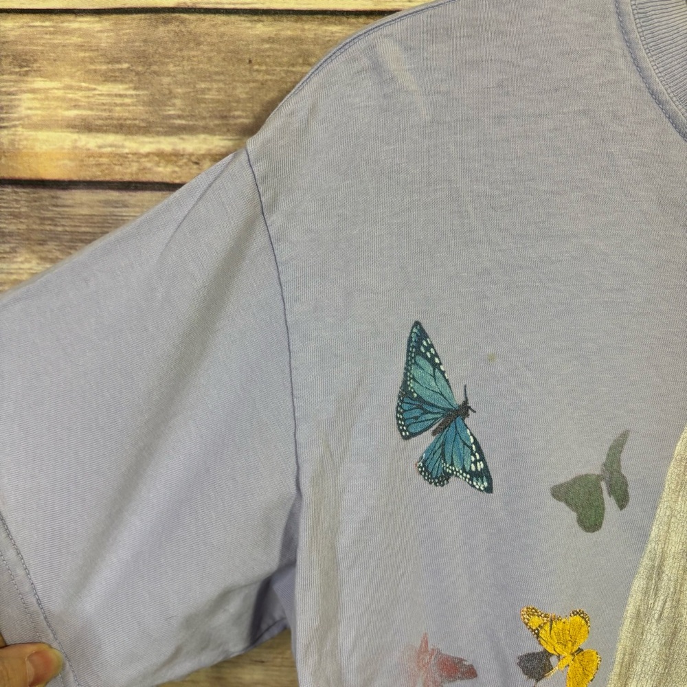 Rare Vintage Cher 2003 purple butterfly farewell tour t shirt size medium tee - Picture 3 of 8